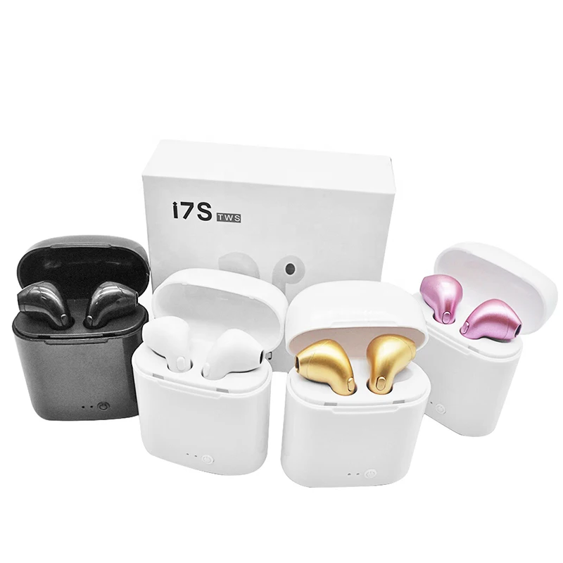 i7/i7s tws /i8/i9/i9s TWS wireless earphone Sports portable music earphones LED wireless stereo headphone auriculares inalambric - ANKUX.COM