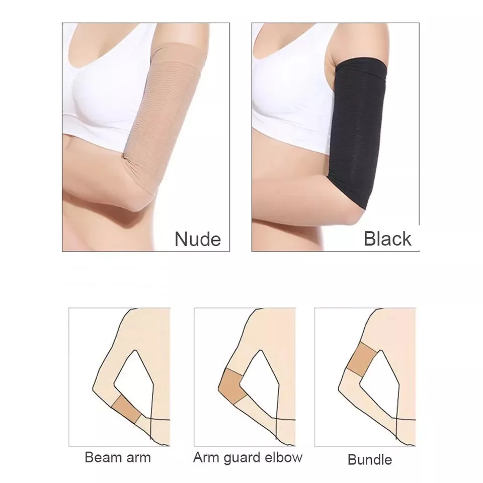 1Pair Arm Slimming Compression Helps Shaper Body Sleeve Arms Upper Tone Shape US