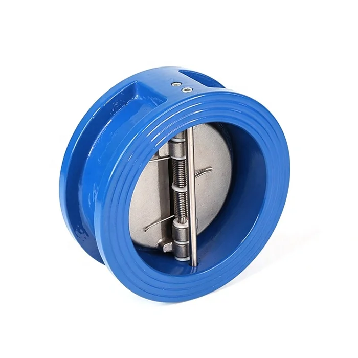 Cast Iron Non Return 8 Inch Wafer Double Dual Plate Disc Butterfly Check Valve