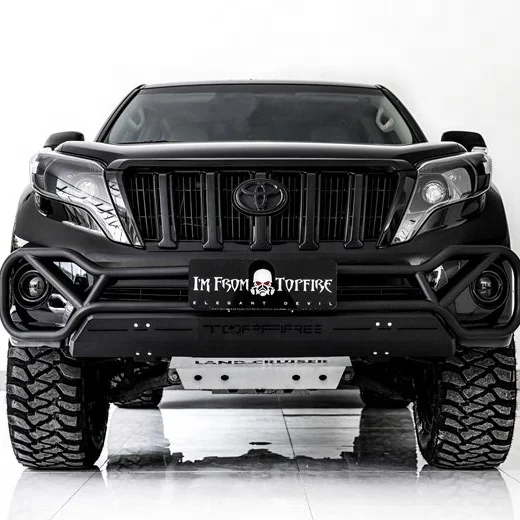 
4x4 Steel Front Bumper Car Accessories Bull Bar for Land Cruiser Prado 