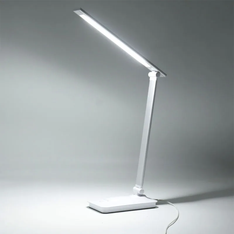 USB Charging Foldable  Brightness Adjusted Three Levels Touch Switch Eye Protection Desk Lamp USB  rechargeable reading lamp