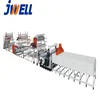 JWELL hot sale PVC Homogeneous Heart Flooring Leather stable Extrusion production making line extrusion machine