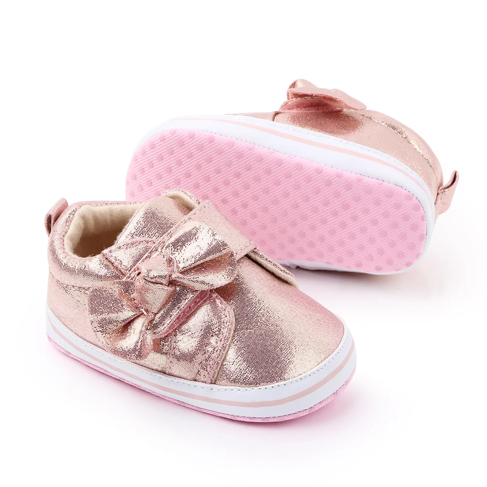 Soft sole baby shoes bow design newborn boy girl  toddler shoes in spring autumn details