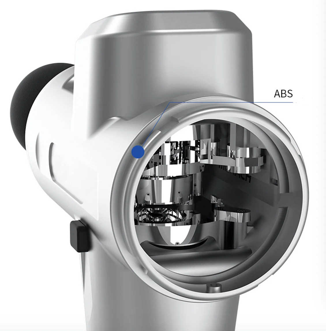 yige fast delivery handle 6 heads massage gun 2019 new design