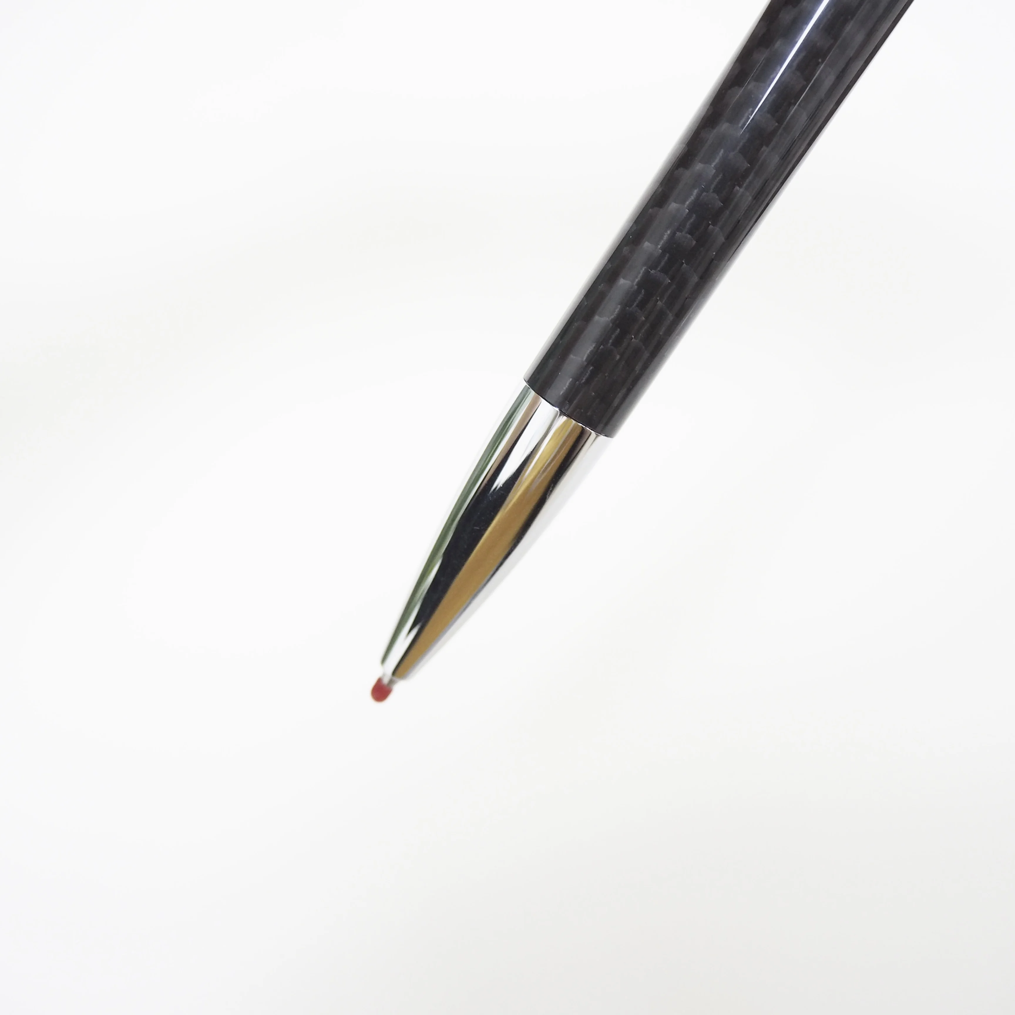 Luxury Real Carbon Fiber Fountain Pen With Customized Logo Service