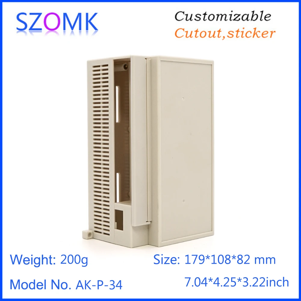 SZOMK Nhà Cung Cấp Sản Xuất Điện Tử Nhựa Din Rail Bao Vây Cho Pcb