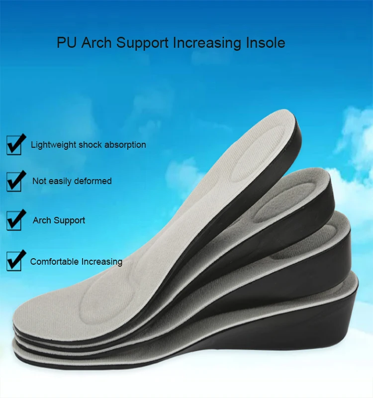 Increase Height Insole Heel Lift Taller 