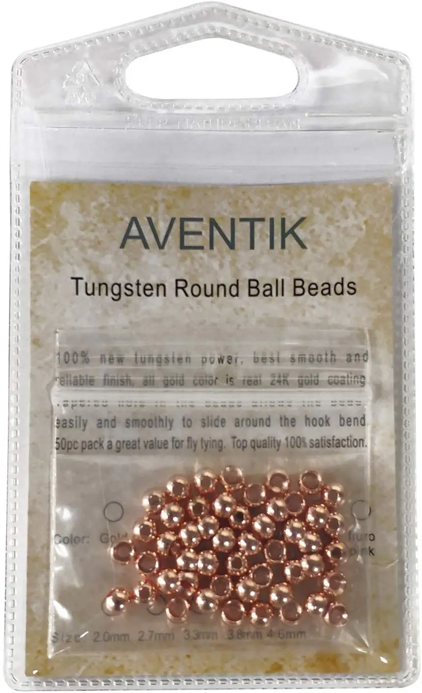 Think Fast Think Deep Beads Aventik 100pc Tungsten Beads Slotted Fly Tying  Materials 10 Colors / 5