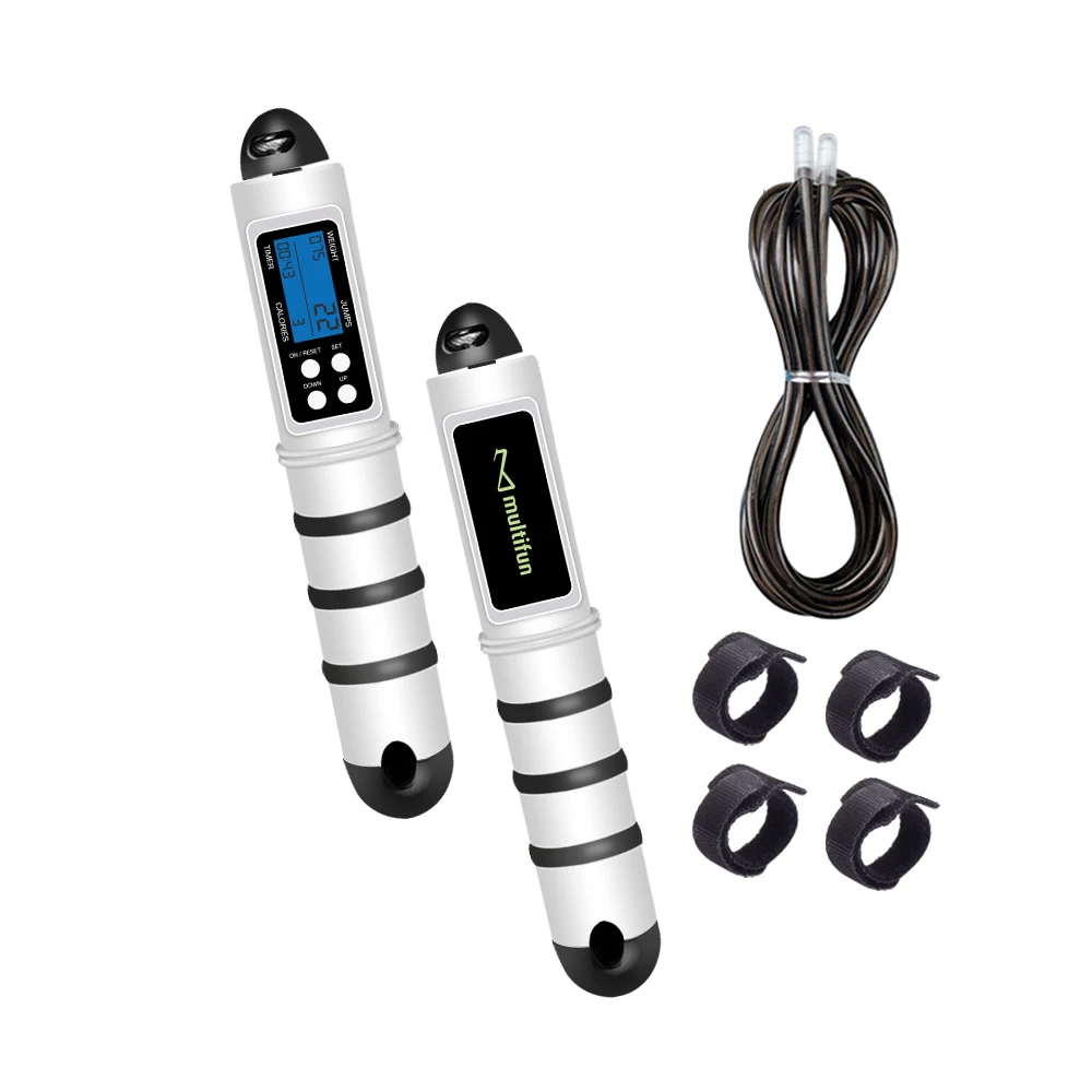 
Ready to ship skipping rope electronic high speed training long jump ropes 