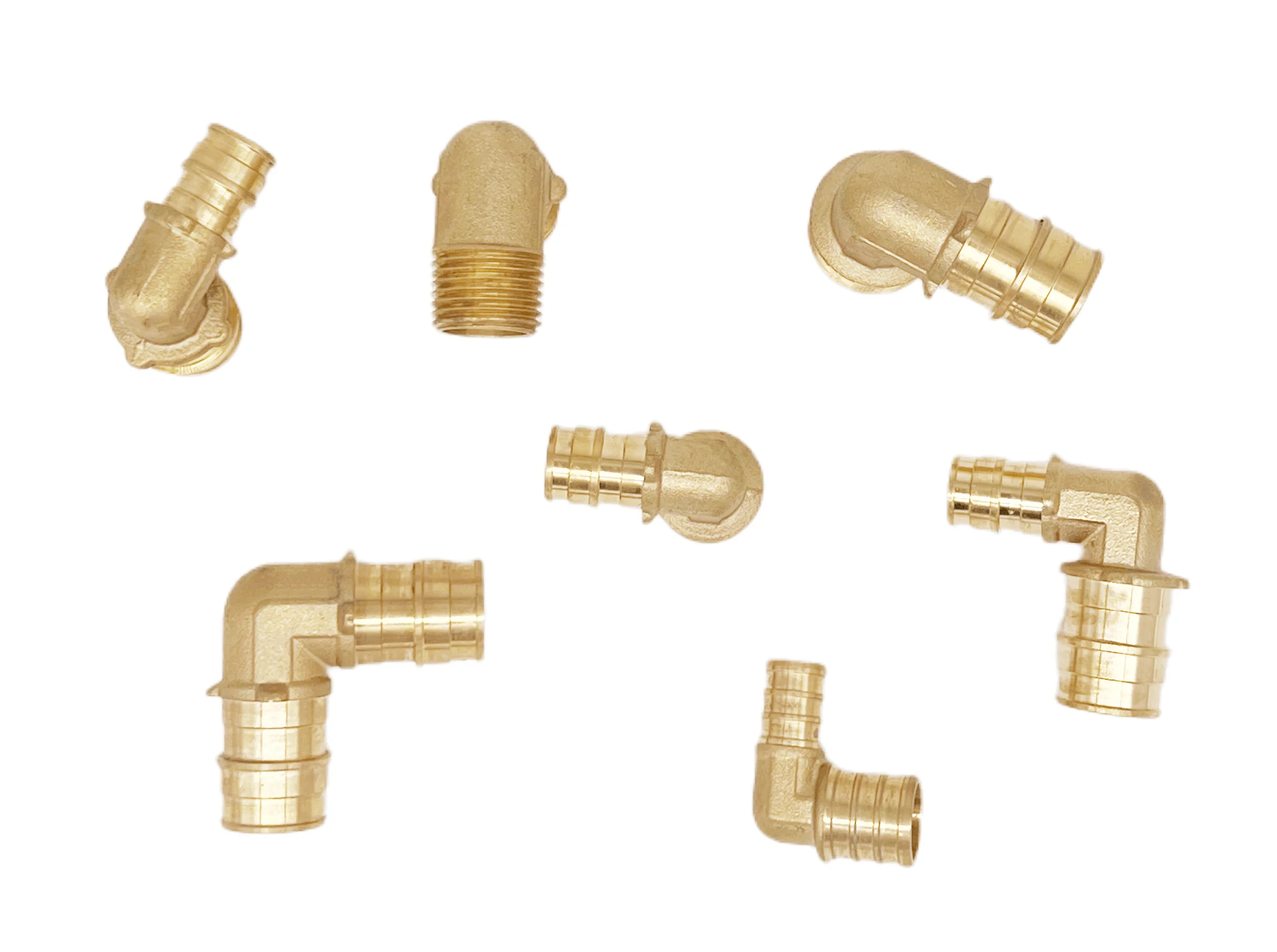High Quality Brass Pexa Fitting Brass Drop Ear Elbow Female F1960 X Fpt Lead Free Plumbing Pex