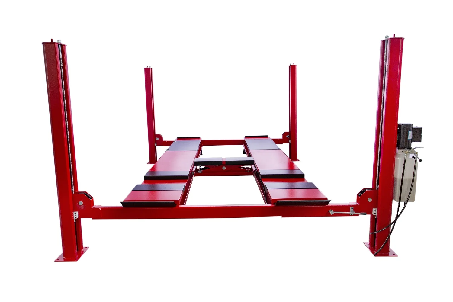 4000kg four post wheel alignment lift