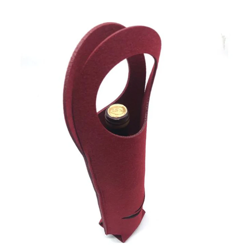 colorful colors felt cooling bag bottle