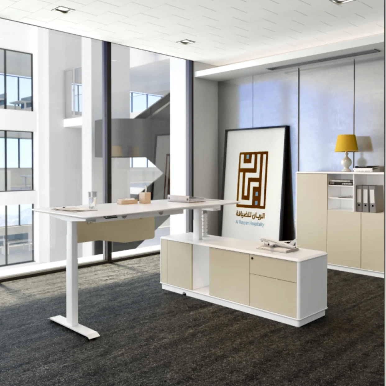 电动油漆电动升降执行升降办公桌老板桌经理 - buy 电动升降台,高级桌