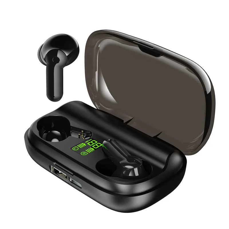 

OEM ODM Auriculares Inalambricos Earbuds Earphone Sport Headset Charging Box 5.0 2200ahm Waterproof Tws Usb Wireless Earbuds, White.black
