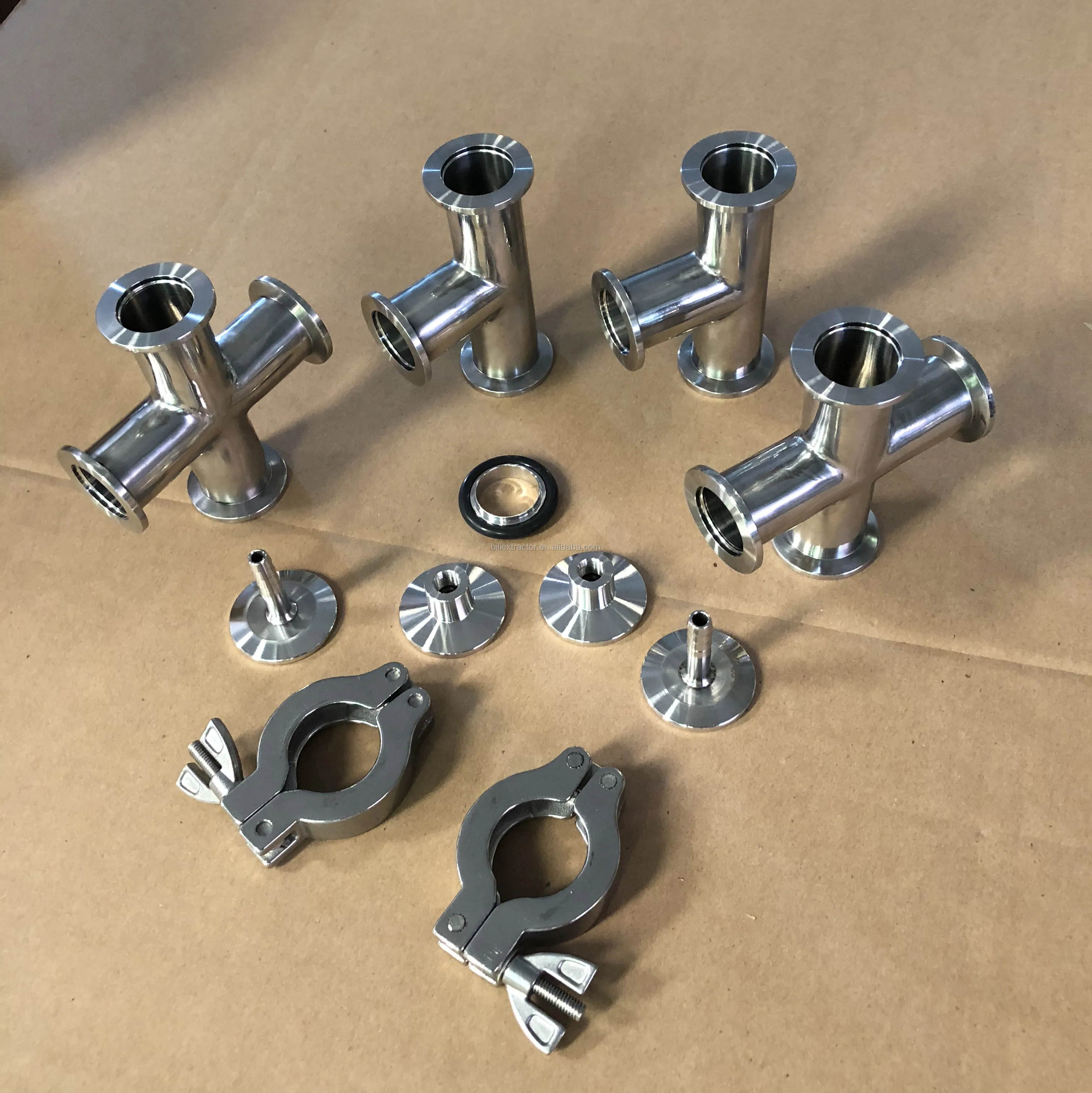 Stainless Steel Vacuum Pipe Bellow For Kf16 Kf25 Kf40 K50 Iso Flexible