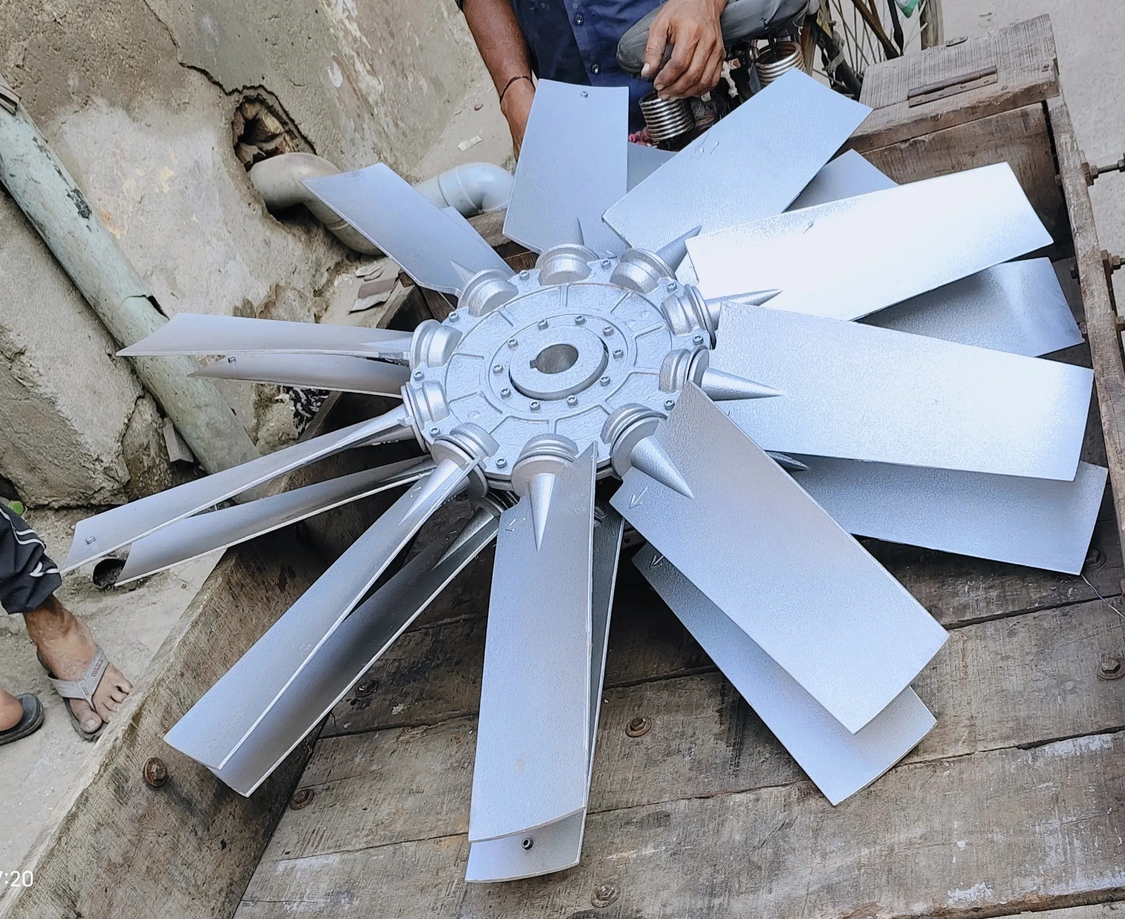 Axial Flow Cooling Fan, Aluminium, 110, large - detail 6