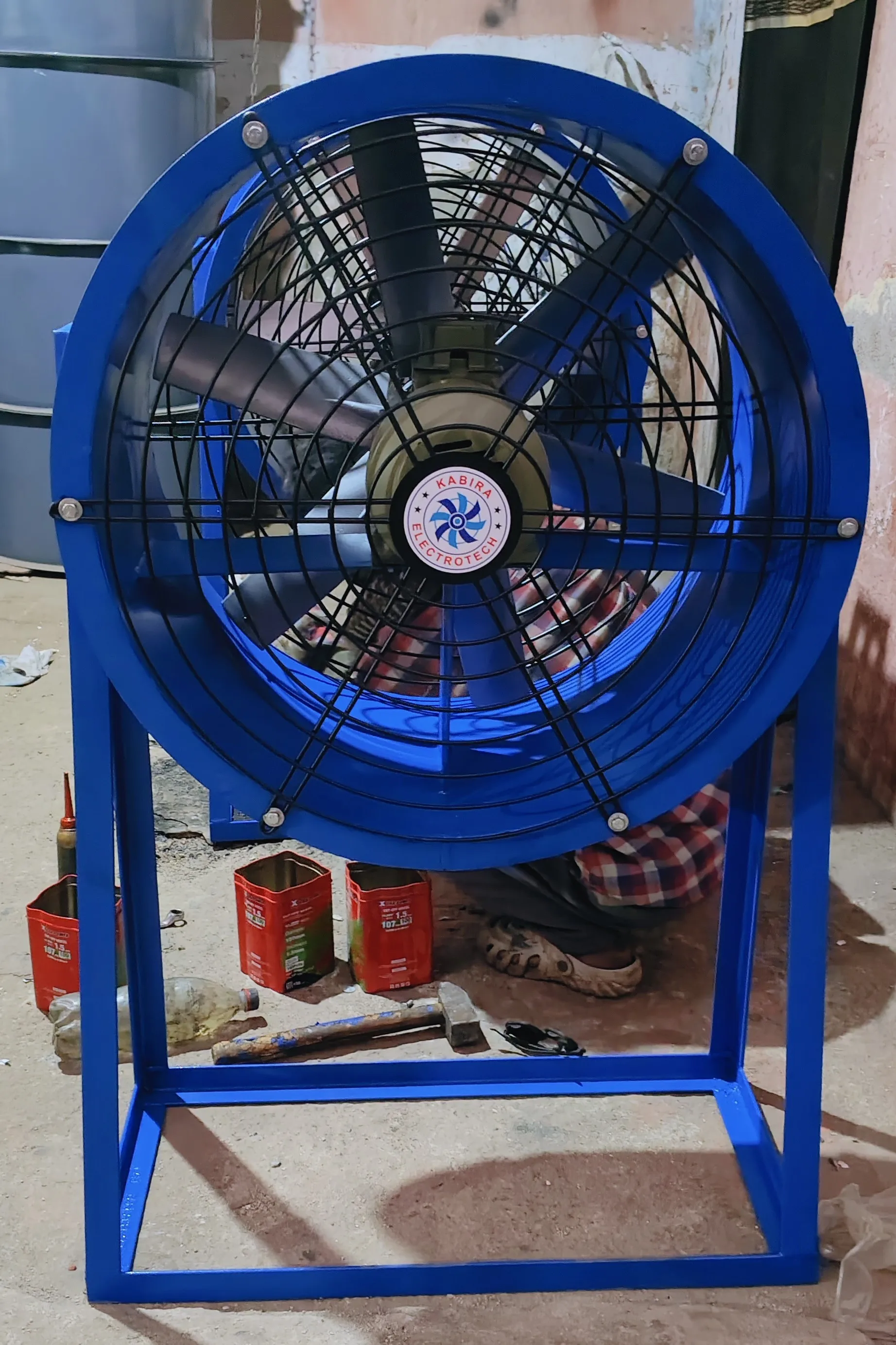 Industrial Tubular Man Cooler, 900mm, Axial, Aluminium - detail 4