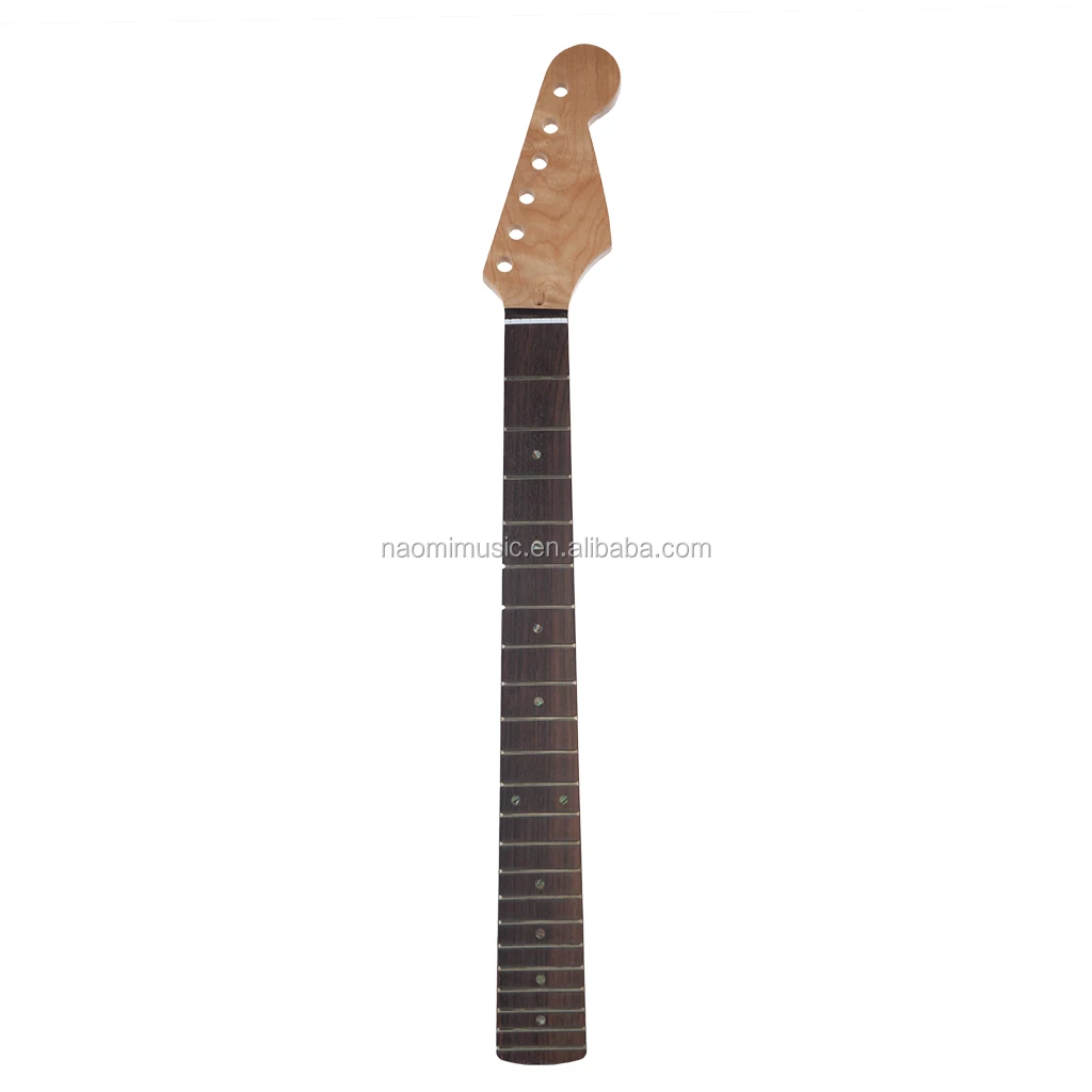 Naomi 22 Frets Guitar Neck New Replacement Maple Neck Rosewood