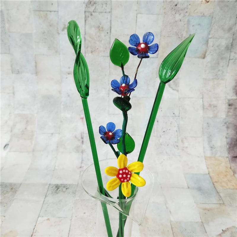 Handmade Art Murano Glass Flower Decoration Buy Glass Flower,Art