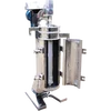 Continuous flow centrifugation for separation solid liquid liquid