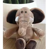 Cute Cartoon Anima jungle animalsl Plush Keychain 15Cm Turtle Elephant Tiger Lion Hippo Raccoon Bulldog Bulldog Cat Penguin Monk