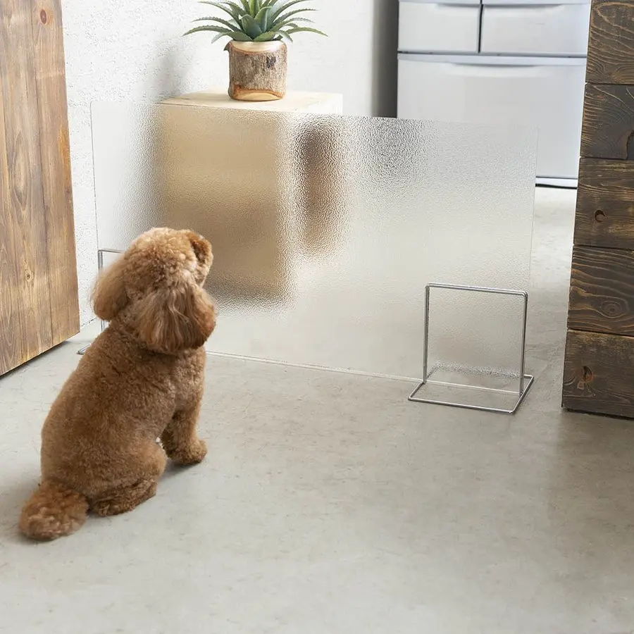 Vonvik Clear Acrylic Pet Gate Free Standing Acrylic Dog Barrier Buy