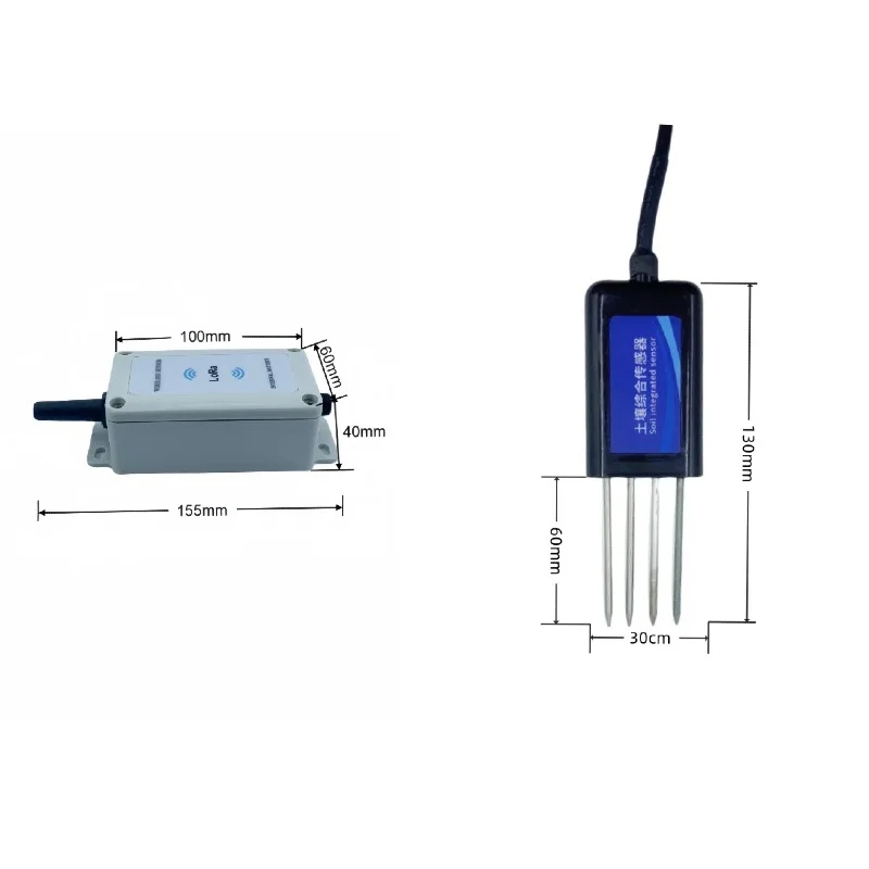 8 in 1 Soil Sensor - LORA LORAWAN FDR EC & Moisture Monitor