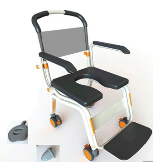 comfort travel shower commode chair