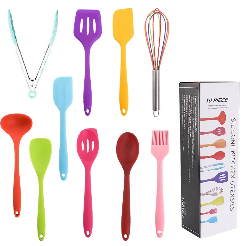 You Can Score A 10-Piece Rainbow Silicone Utensil Set From Harper And Harlow