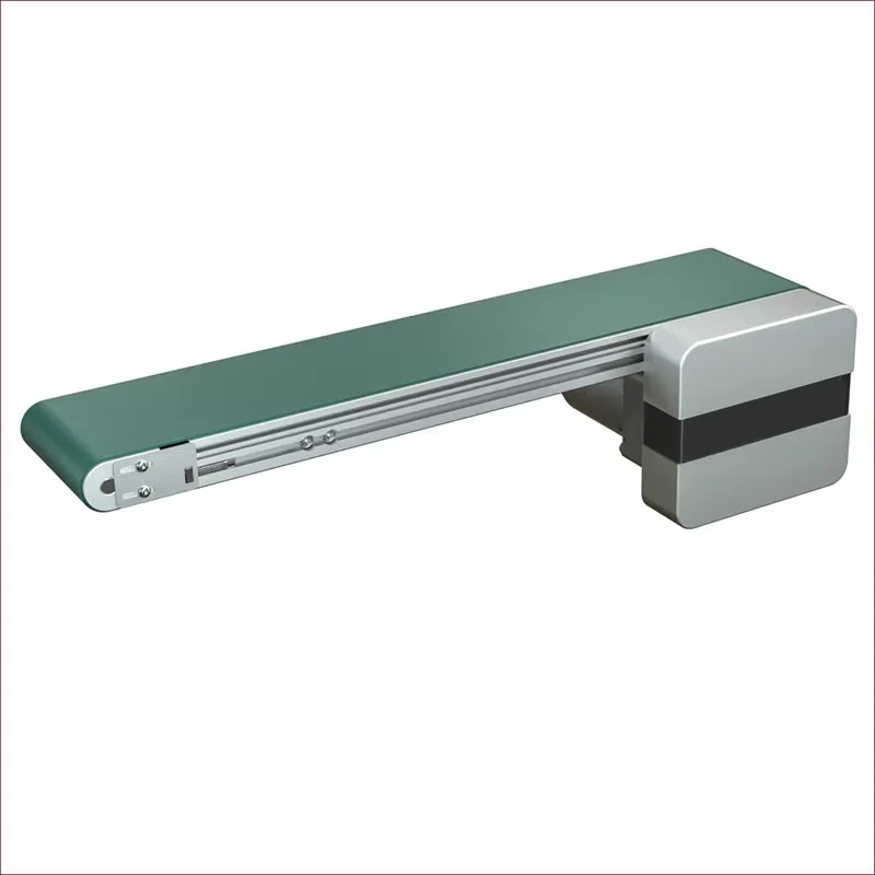 6000 Series PVC Full Belt Conveyor Electrically Controlled Speed Adjustable Small Electric Conveyor Belt Accurate Positioning details