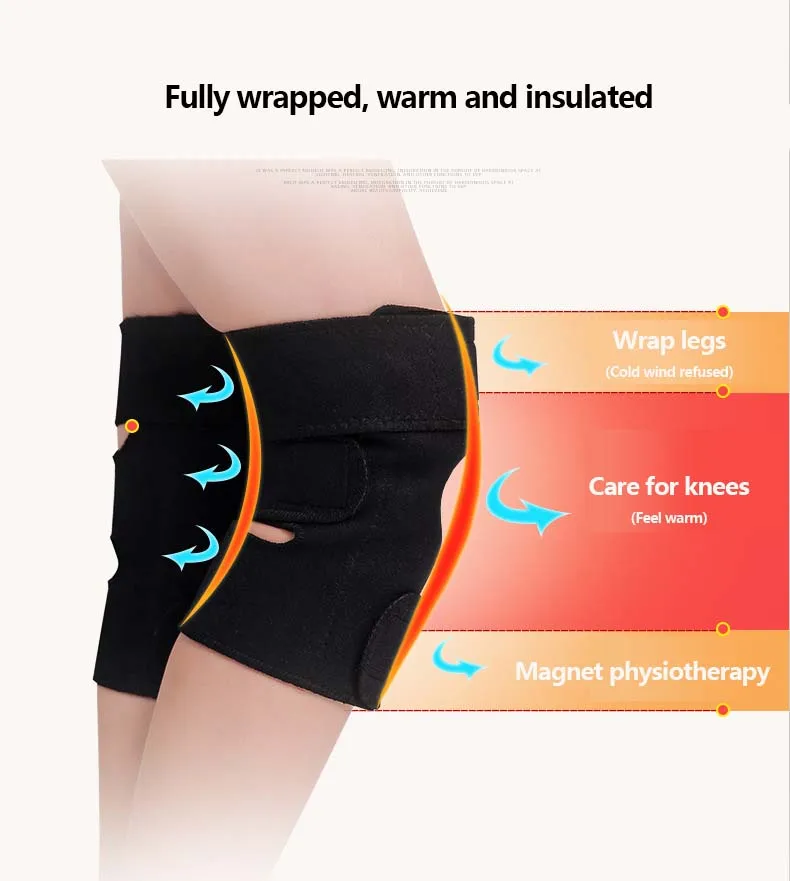 Adjustable Medical Tourmaline Far Infrared Therapy Knee Pads