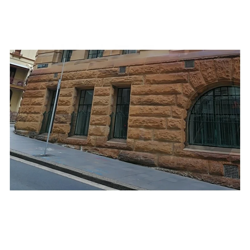 Building Materials Supply Exterial Wall Decoration Yellow Sandstone Cladding Blocks