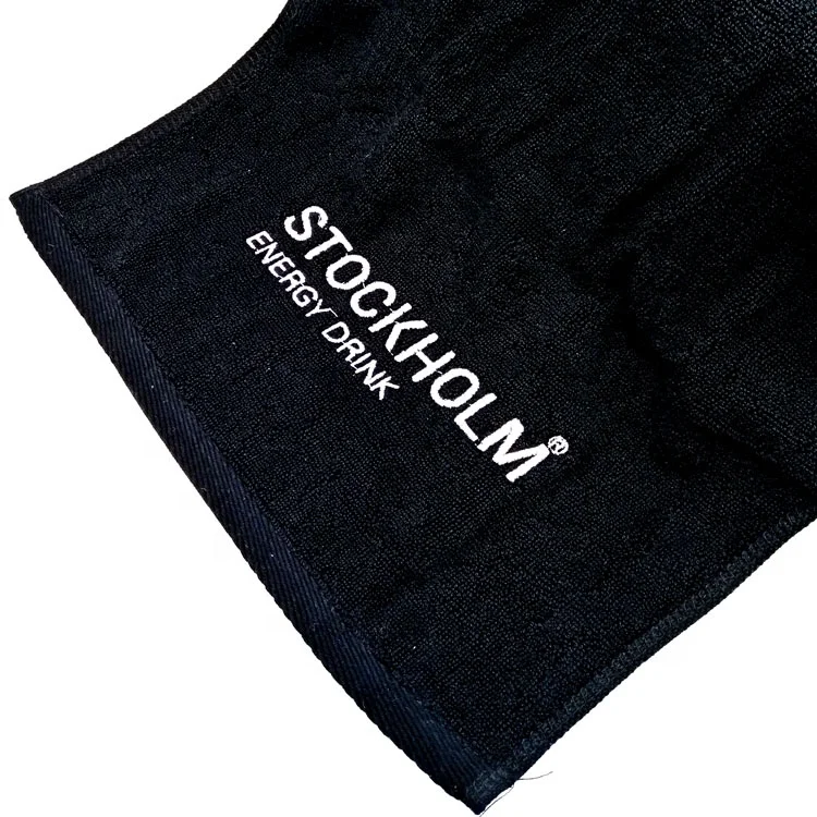100 Cotton High Quality Gym Towel 35*75cm Custom Logo Embroidery