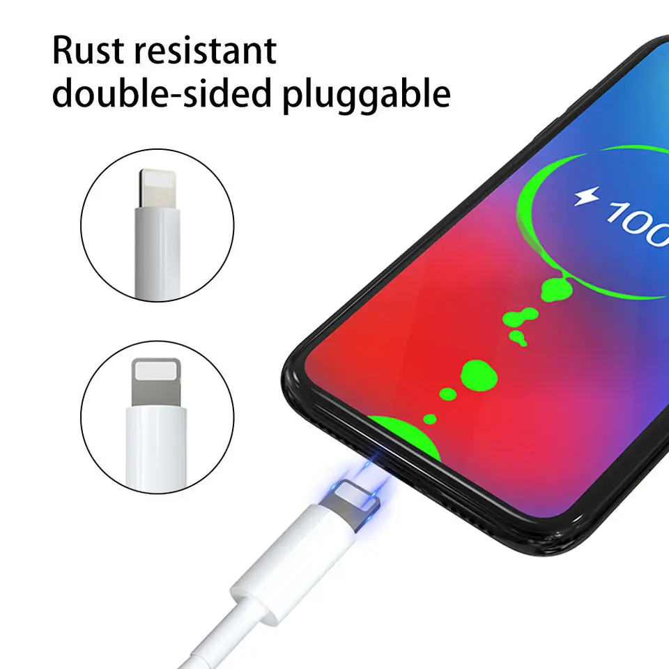 Lightning Iphone Cable High Quality Fast Charger Tpe Usb Cable Data For