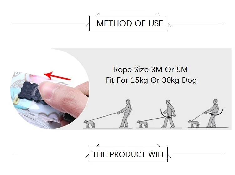 Wholesale More Design Adjustable Slip Luxury Nylon Rope Custom Print Logo Pet Retractable Dog Leash For Dog