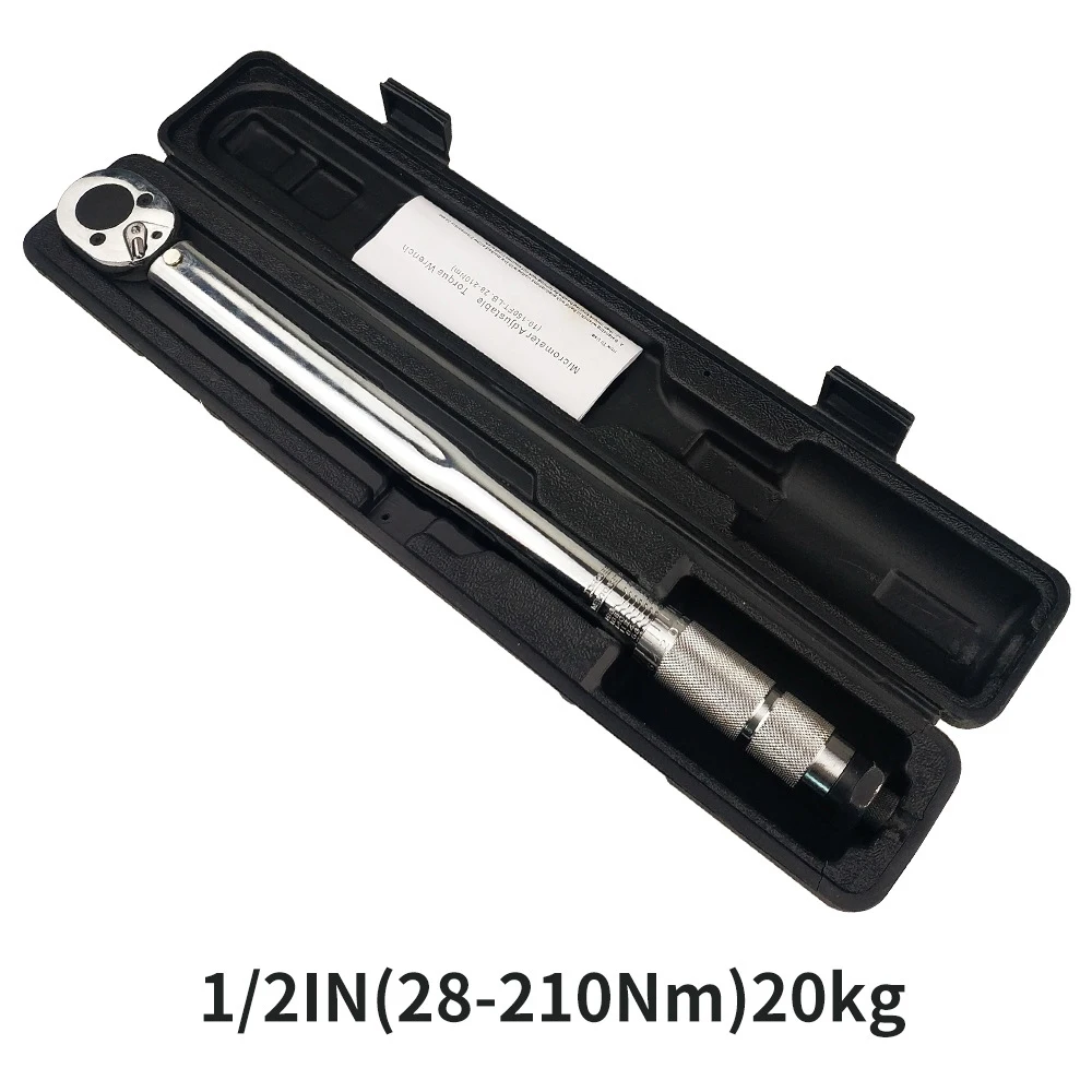 Multifunctional Drive Torque Wrench Preset Adjustable Type Ratcheting