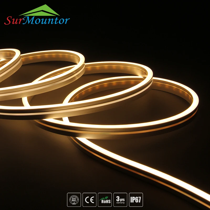 Silicone Tube 5mm 6mm LED Strip Light DIY IP67 Custom LED Neon LED Flexible Neon Lights