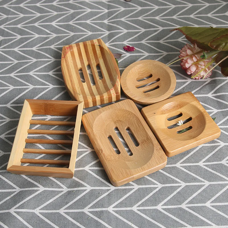 Wholesale Natural Wooden Soap Dish Tray Holder Wood Soap