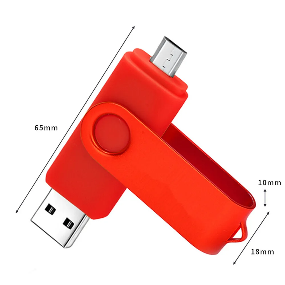 High Speed OTG USB Flash Drive 128gb Pen Drive 64gb 32gb 16gb Pendrive 2 in 1 Micro Usb Stick for Android SmartPhone - ANKUX.COM