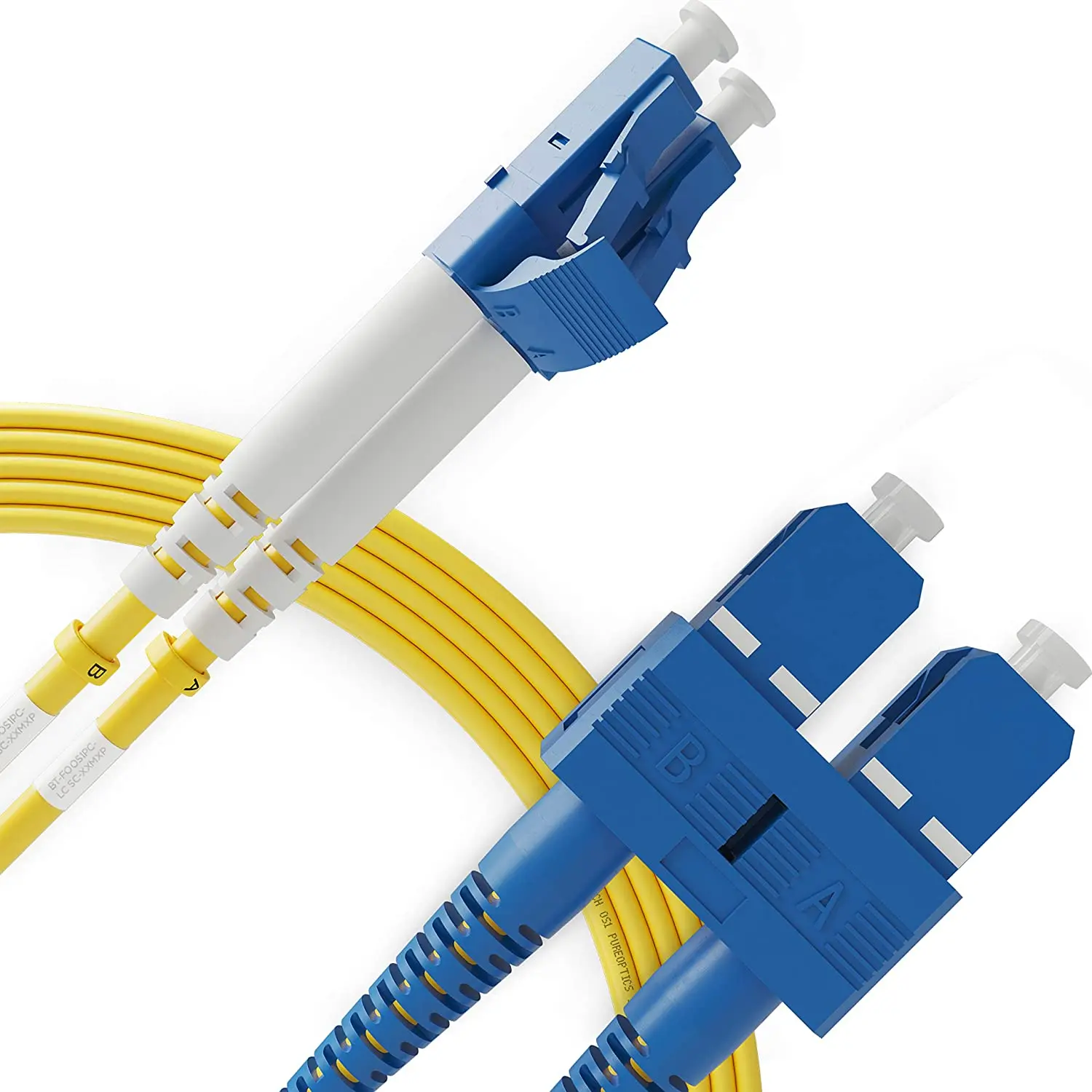10M,SC to SC,Duplex,SingleMode,Optical Fiber Cable Patch Cord SC/PC-SC/PC Jumper 