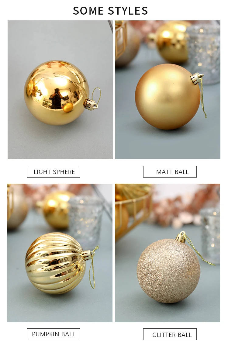 Topsthink Christmas Ball Ornaments,Shatterproof White Plastic Christmas Balls,Xmas Tree Balls