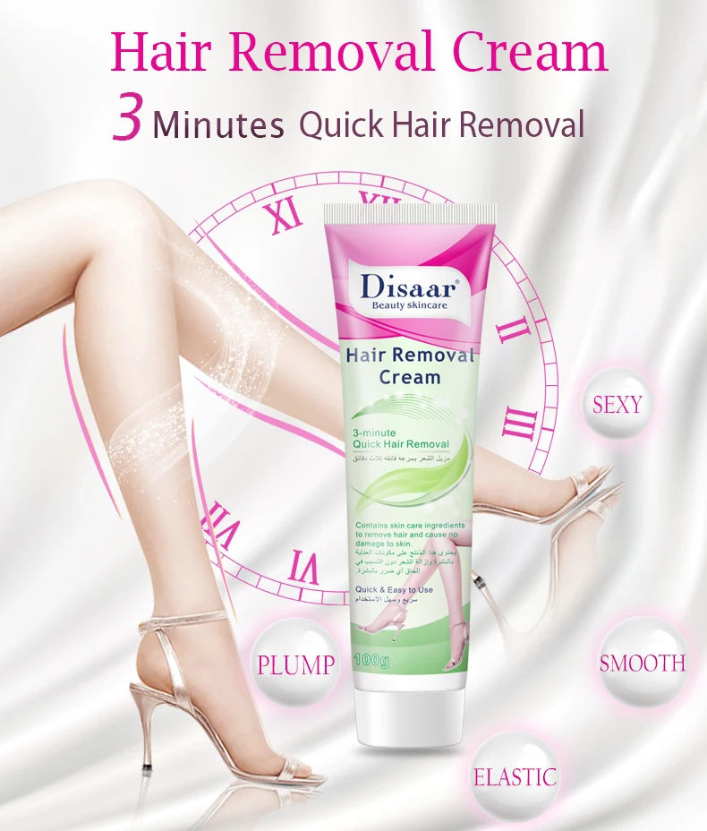 Disaar 3-minute quick legs armpit private parts body best hair removal cream for Men Women