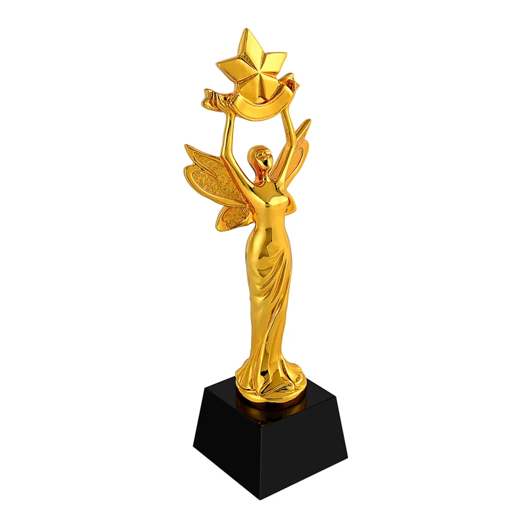 product jy best selling crystal crafts customized metal trophy sports gold award trophy with gift box-5