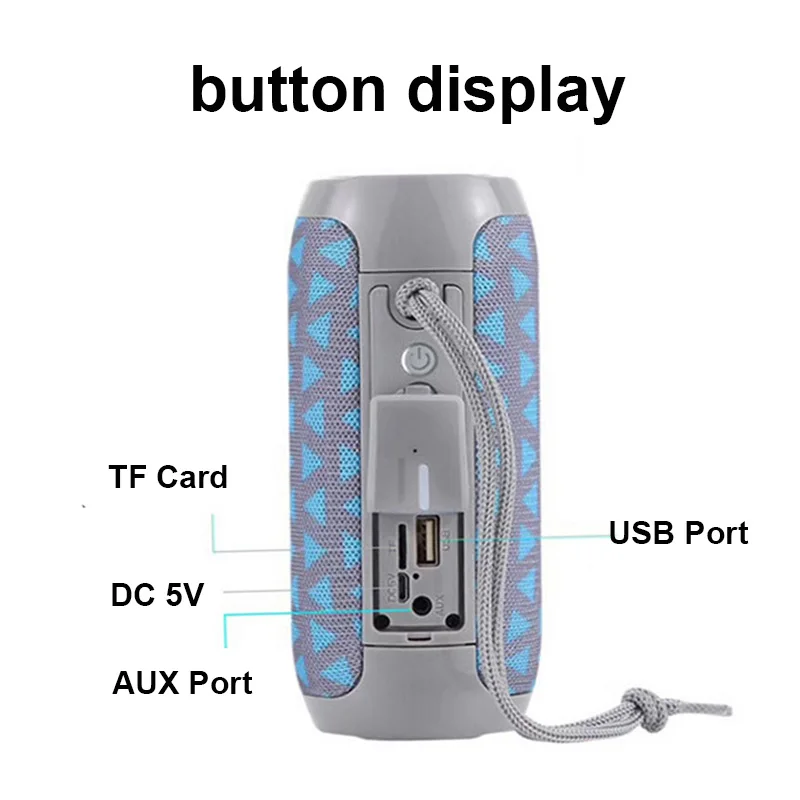 Waterproof Bluetooth Speaker Portable outdoor Rechargeable Wireless Speakers Soundbar Subwoofer Loudspeaker TF MP3 Built-in Mic - ANKUX.COM