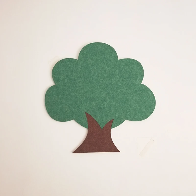 customized colors felt alphabet sticker