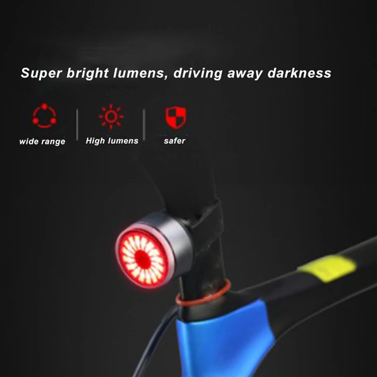 Portable Rechargeable LED Tail Light USB Cycling Bike Light Bicycle Rear Light