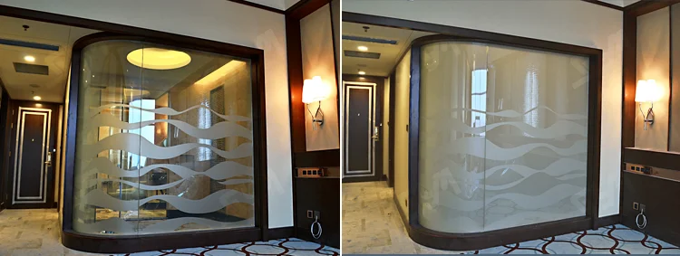 dimming smart glass pdlc film for switchable smart glass