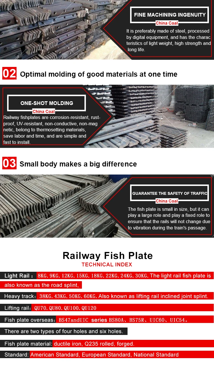 Railway Use 50kg/m Rail Joint Bar Railway Fish Plate Buy Rail Fishplate,Railway Fish Plate