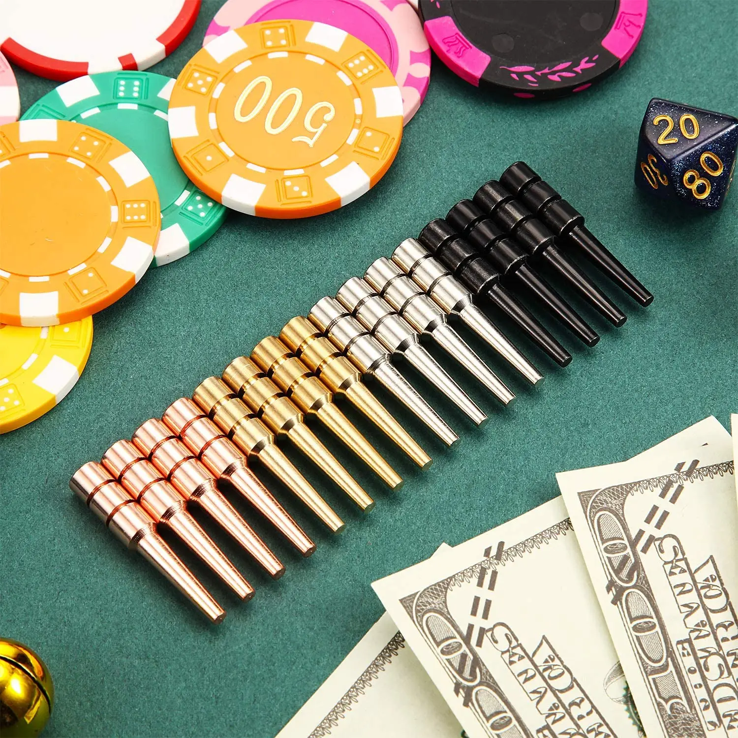 Cribbage Pegs 4 Colors Metal Cribbage Pegs For Cribbage Traditional