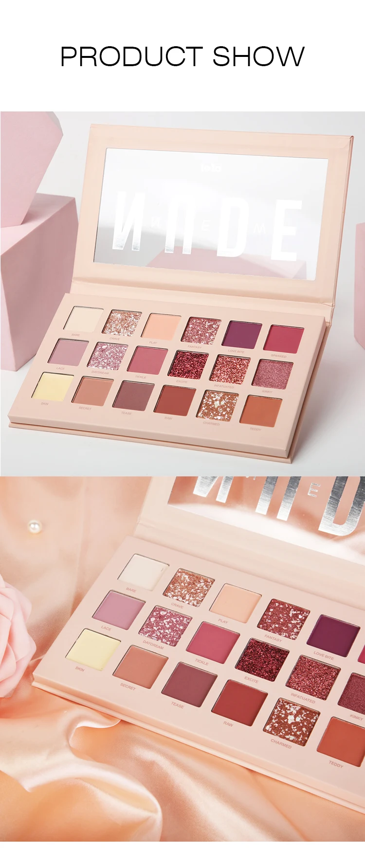 vegan pigmented eyeshadow palette